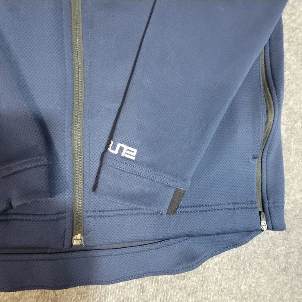 Nike Air Jordan X Michigan Wolverines Therma Full Zip Hoodie Men’s Size M Navy